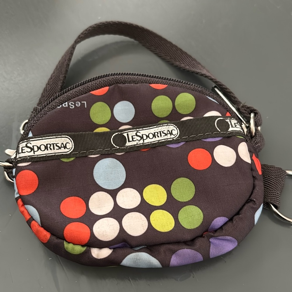 Small lesportsac coin/key purse